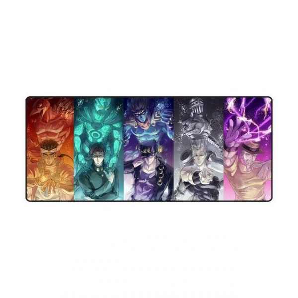 JoJo's Bizarre Adventure - Stardust Crusaders Main Characters and Stands Mouse Pad JS1111 Default Title Official JOJO Merch