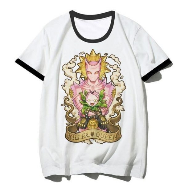 JoJo's Bizarre Adventure - Killer Queen x Stray Cat Stands T-shirt-jojo JS1111 S Official JOJO Merch