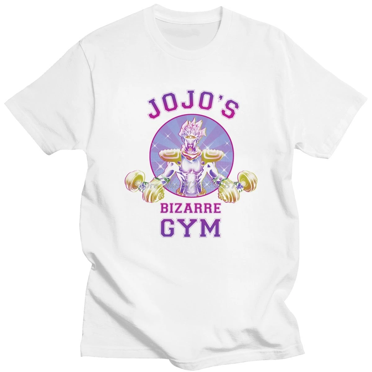 Funny Men s Jotaro Kujo Gym T Shirt Short Sleeve Cotton Graphic T Shirts Jojo Bizarre 1 - JoJo's Bizarre Adventure Shop